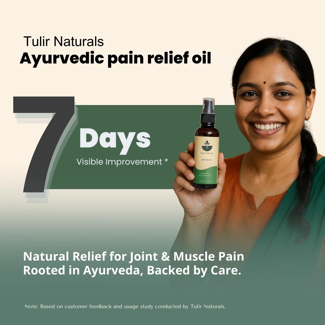 Tulir Naturals Ayurvedic Pain Relief Oil 100ml