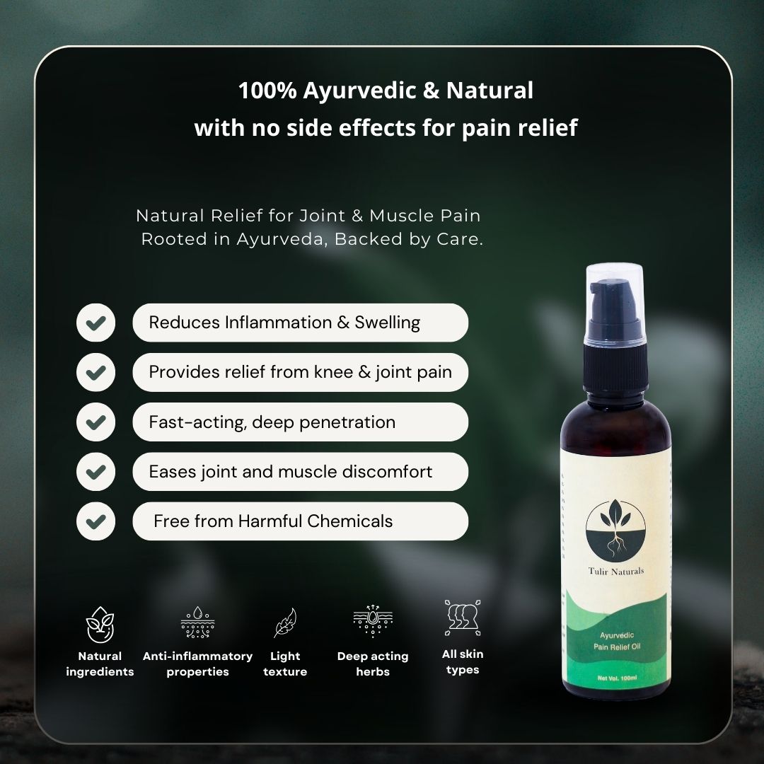 Tulir Naturals Ayurvedic Pain Relief Oil 100ml