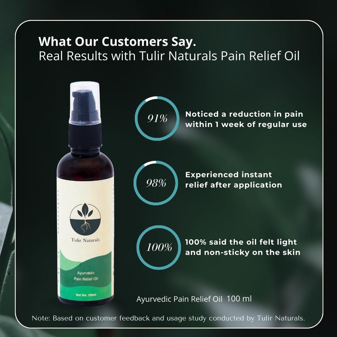 Tulir Naturals Ayurvedic Pain Relief Oil 100ml