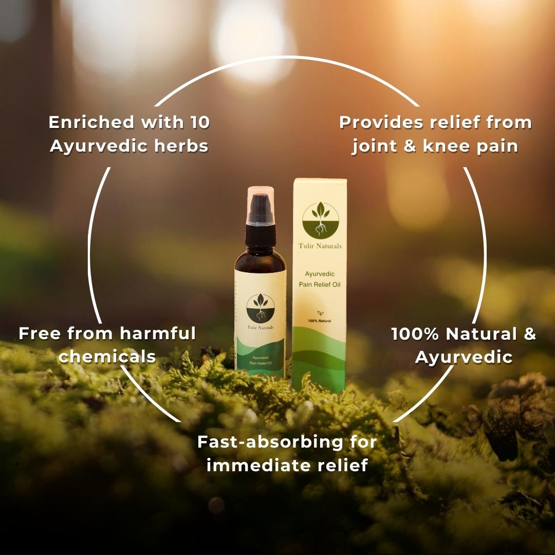 Tulir Naturals Ayurvedic Pain Relief Oil 100ml